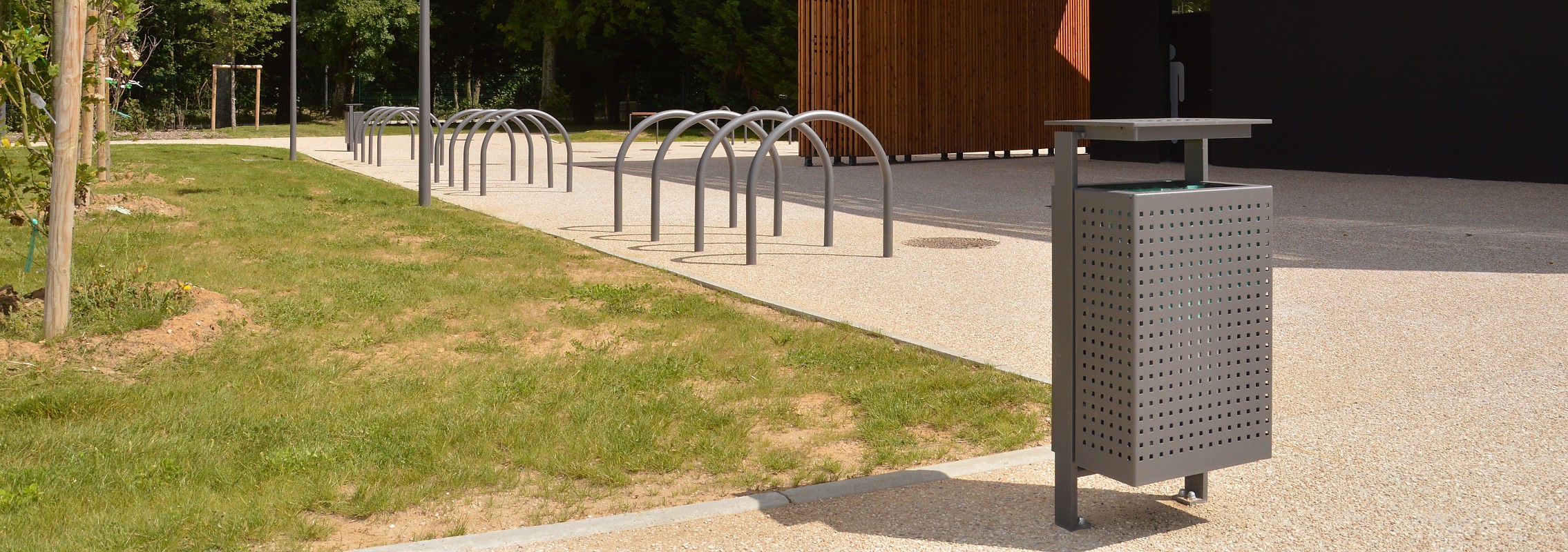 euroform w - arredo urbano - cestini portarifiuti - Lineacestino light