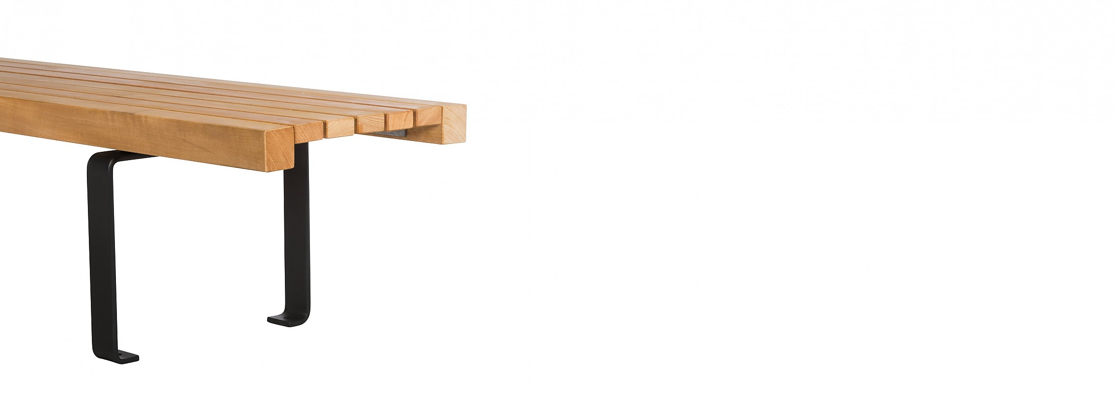euroform w - Stadtmobiliar - Sitzbank Holz - Lineapanca light