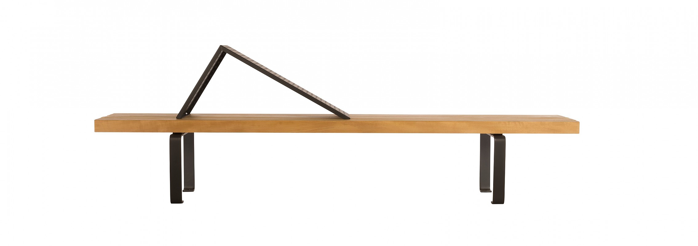 euroform w - urban furniture - chaise lounge - lounger - Linea 395 light - park bench wood metal