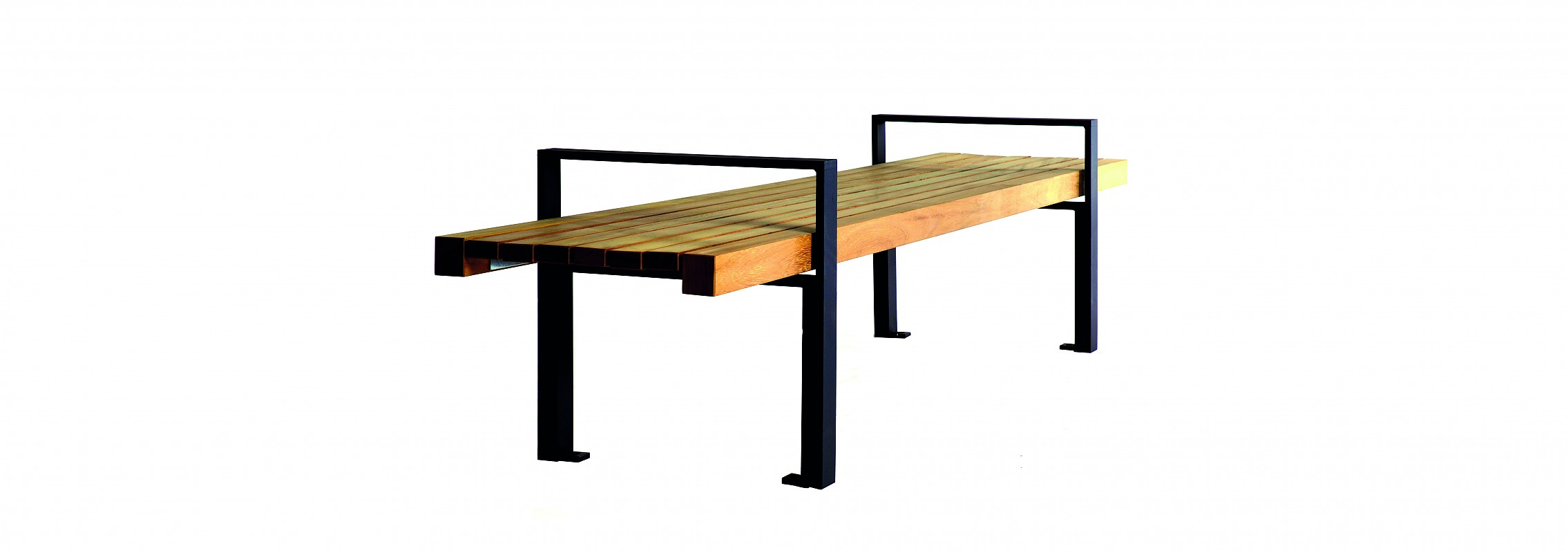 euroform w - urban furniture - park bench wood - Lineapanca - seating