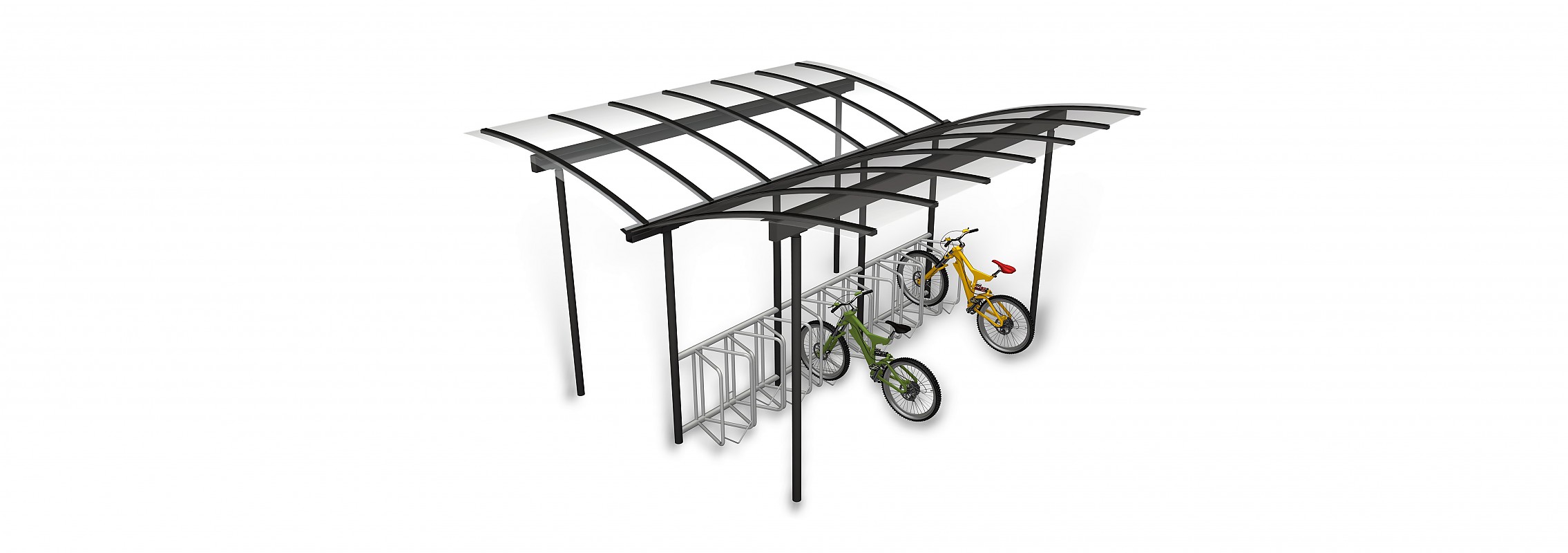 euroform w - urban furniture - bike shelter - bike racks - Combi Bike
