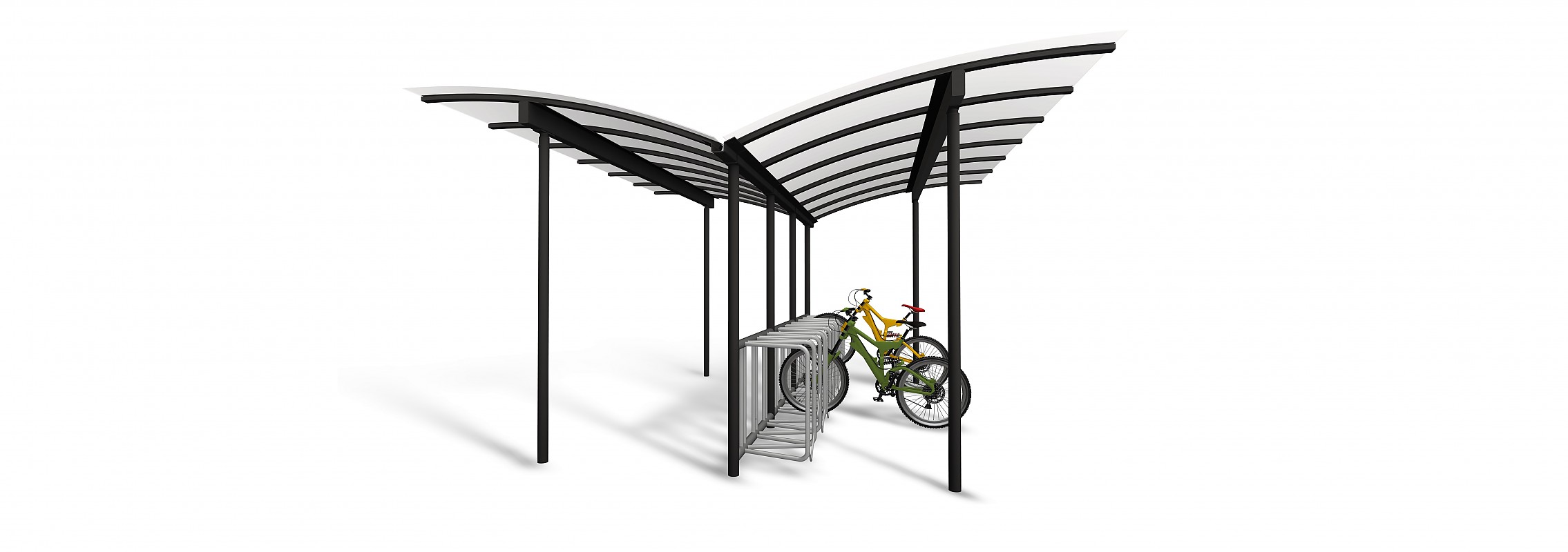 euroform w - urban furniture - bike shelter - bike racks - Combi Bike