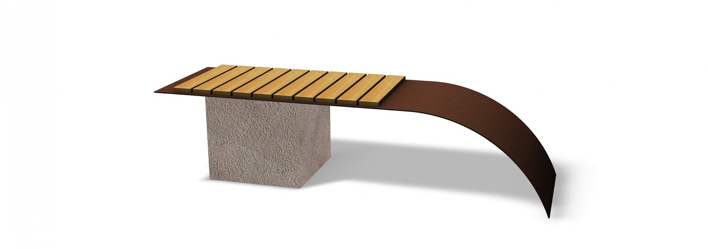 euroform w - urban furniture - park bench wood - seating - Mimesi
