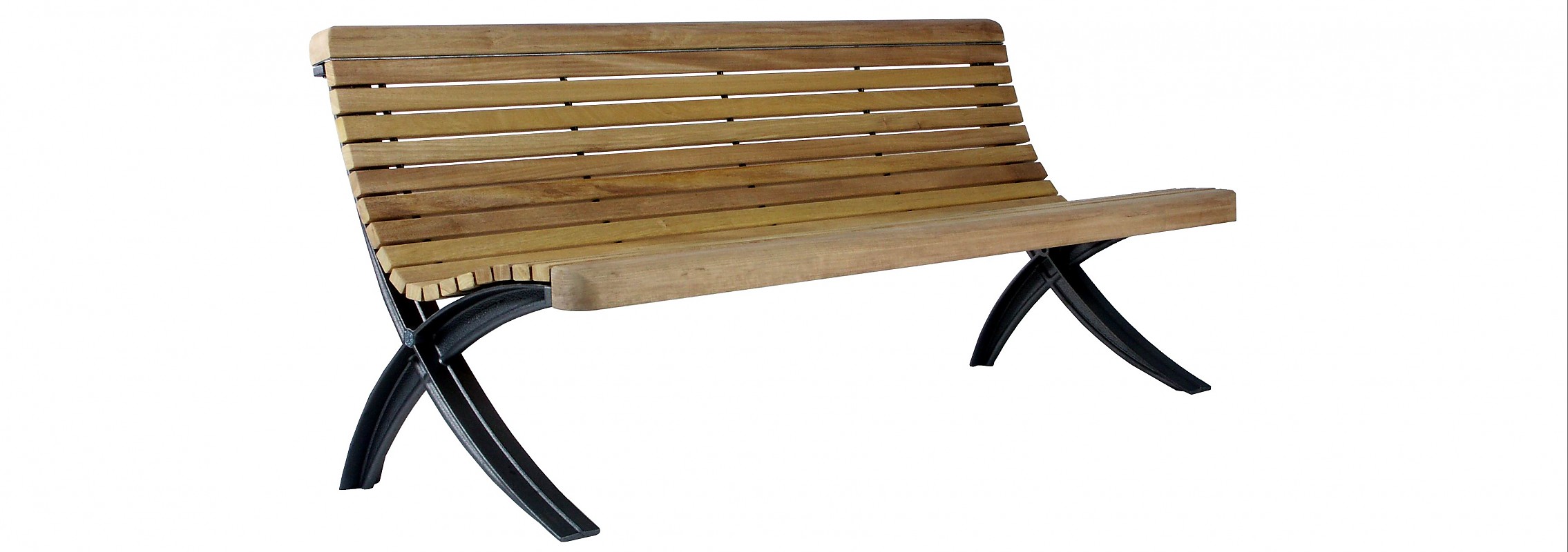 euroform w - Stadtmobiliar - Sitzbank Holz - Palazzo