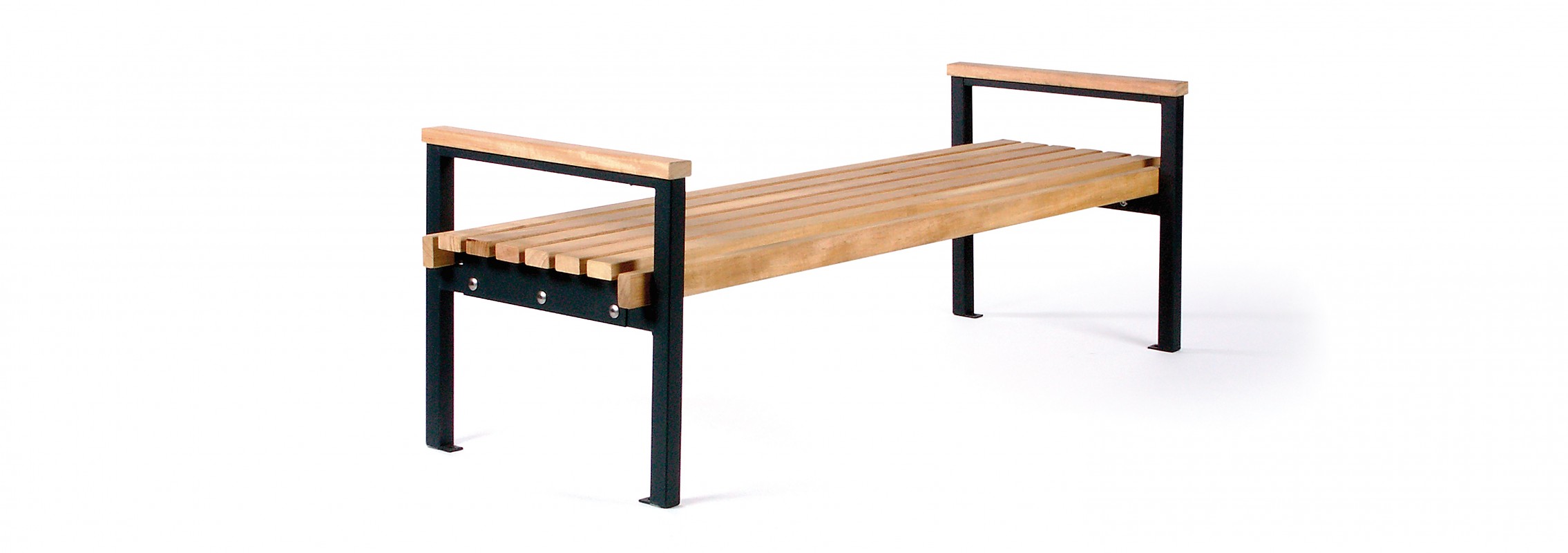 euroform w - urban furniture - park bench wood - seating - Quattro