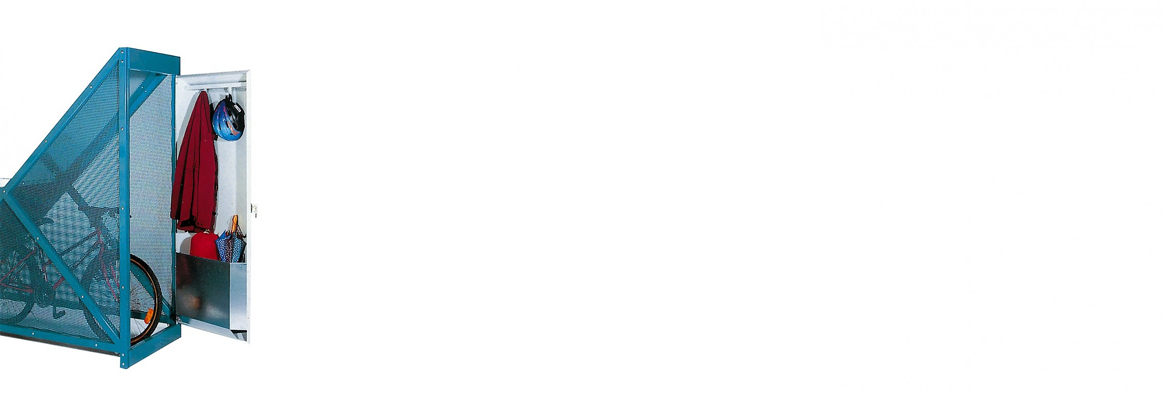 euroform w - Stadtmobiliar - Fahrradüberdachung - Fahrradbox - Bike Box - Silhouette