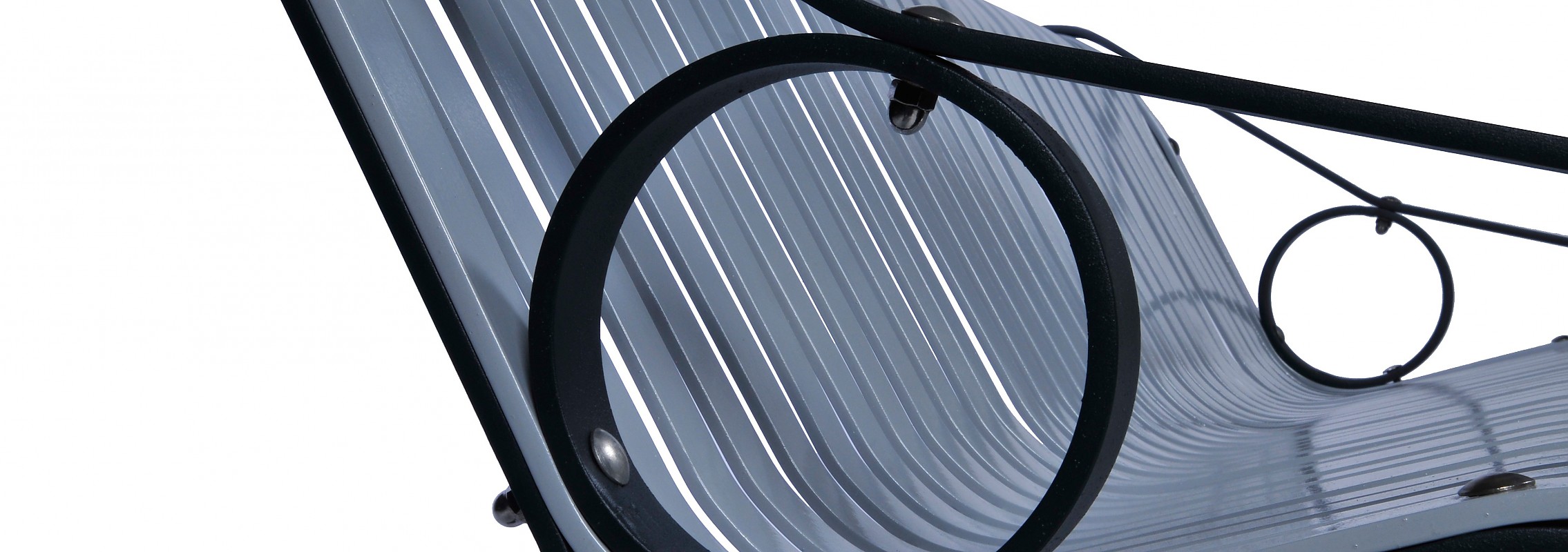 euroform w - urban furniture - park bench metal - seating - Tulip