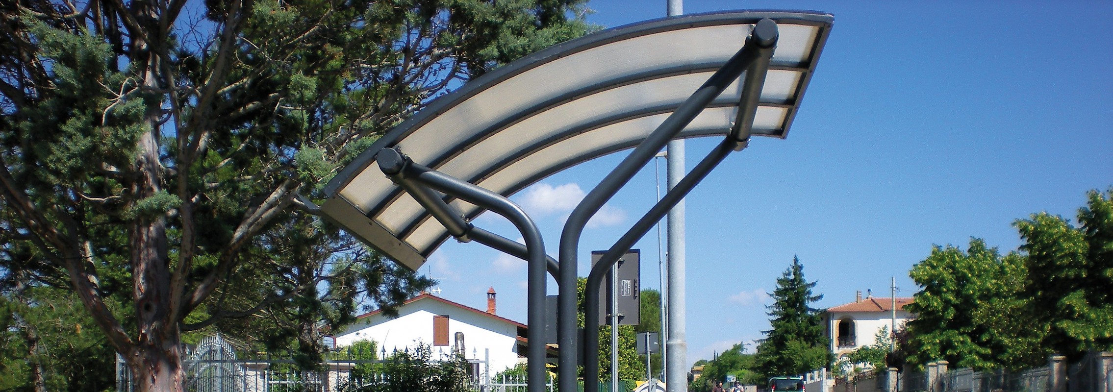 euroform w - arredo urbano - coperture - fermata autobus - Vela