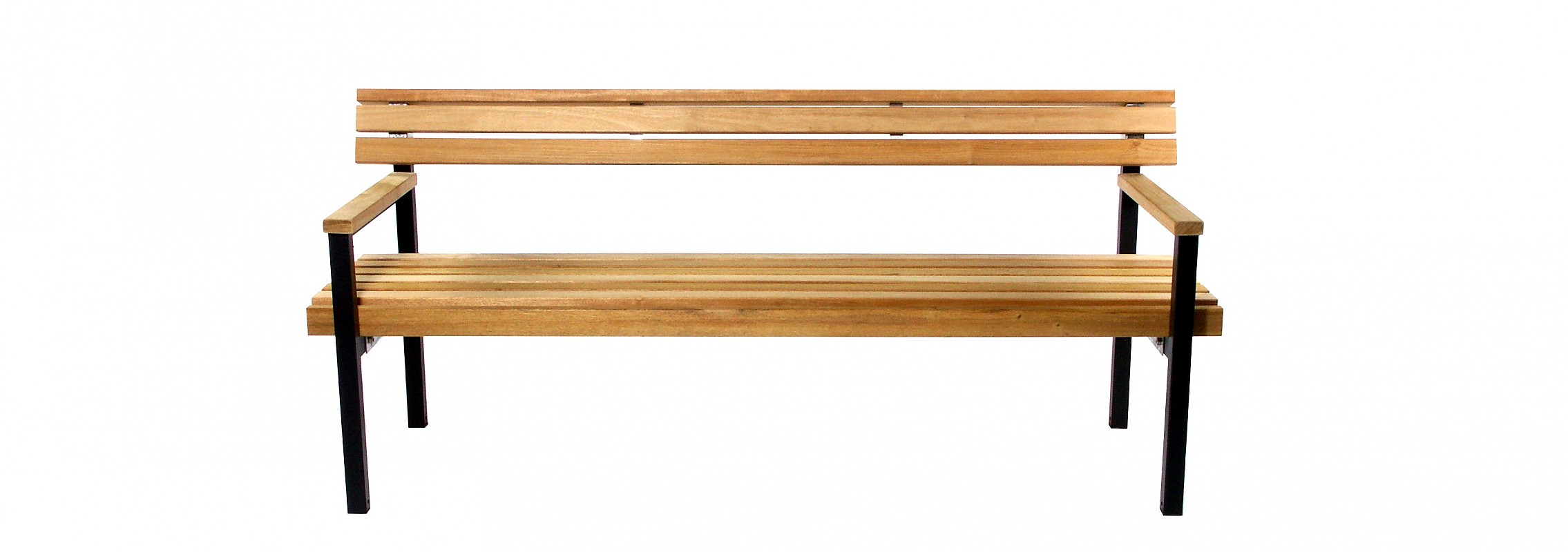 euroform w - urban furniture - park bench wood - seating - Quattro