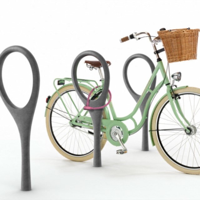 Pin bike rack Pin bike rack